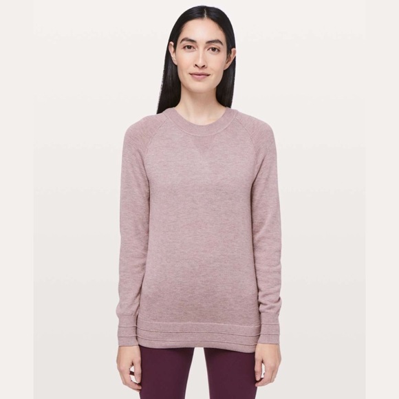 lululemon athletica Sweaters - Lululemon Apres Your Way Heathered Smoky Blush